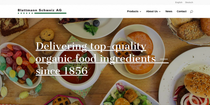Blattmann Schweiz AG with new Website